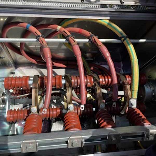 RMG crane high-voltage cable replacement at Pacific National, West Melbourne
