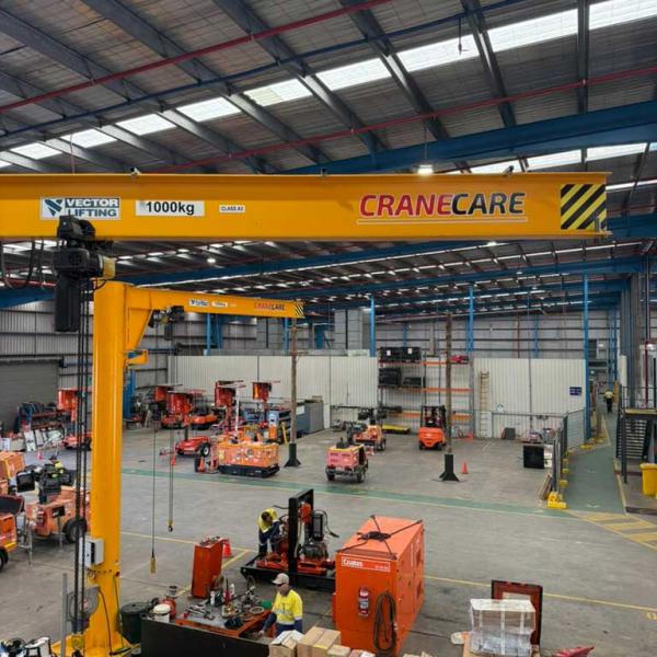 Jib crane installation in Ingleburn NSW
