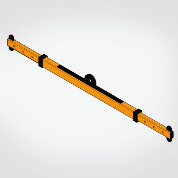 Adjustable spreader beam