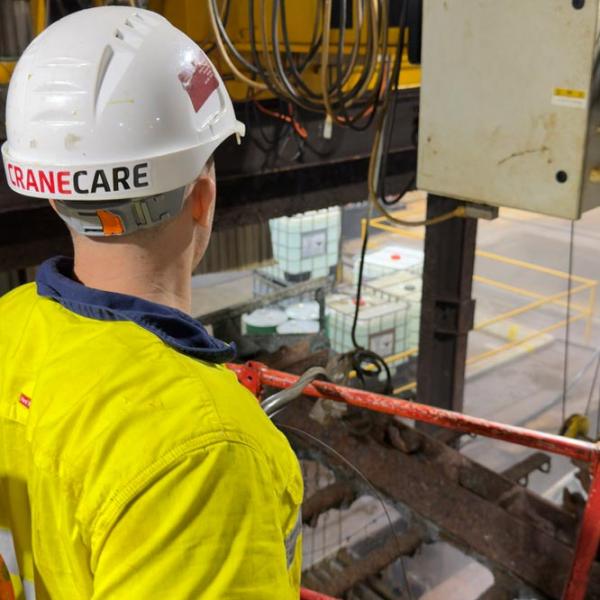 Service of overhead gantry crane for galvanising facility in Sydney