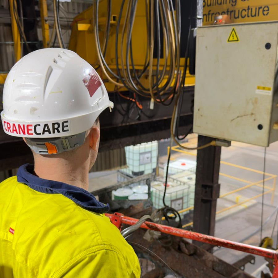 Service of overhead gantry crane for galvanising facility in Sydney