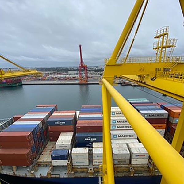 Crane inspection for marine lifting system in Sydney