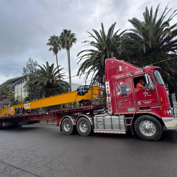 New crane installations in Sydney