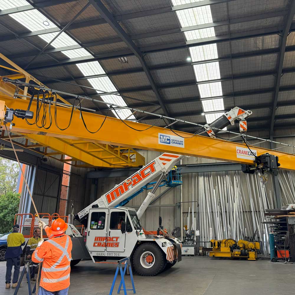 New crane installations in Sydney