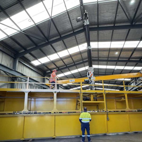 New crane installations in Sydney