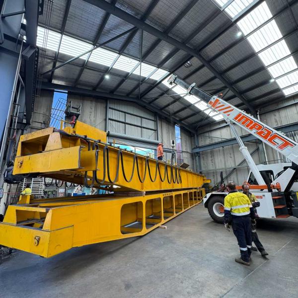 New crane installations in Sydney