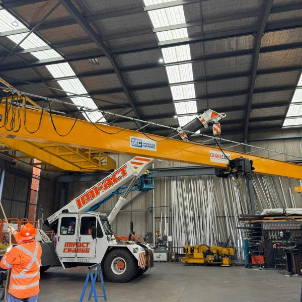 New crane installations in Sydney