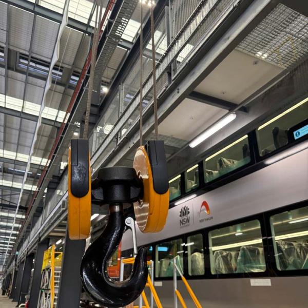 Railway crane inspection and repair in Sydney