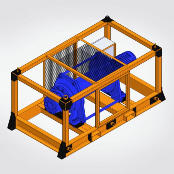 Winch frame